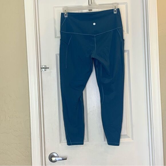 Lululemon Align High-Rise Pant with Pockets 25" Capture Blue - Size 12 - Picture 2 of 11